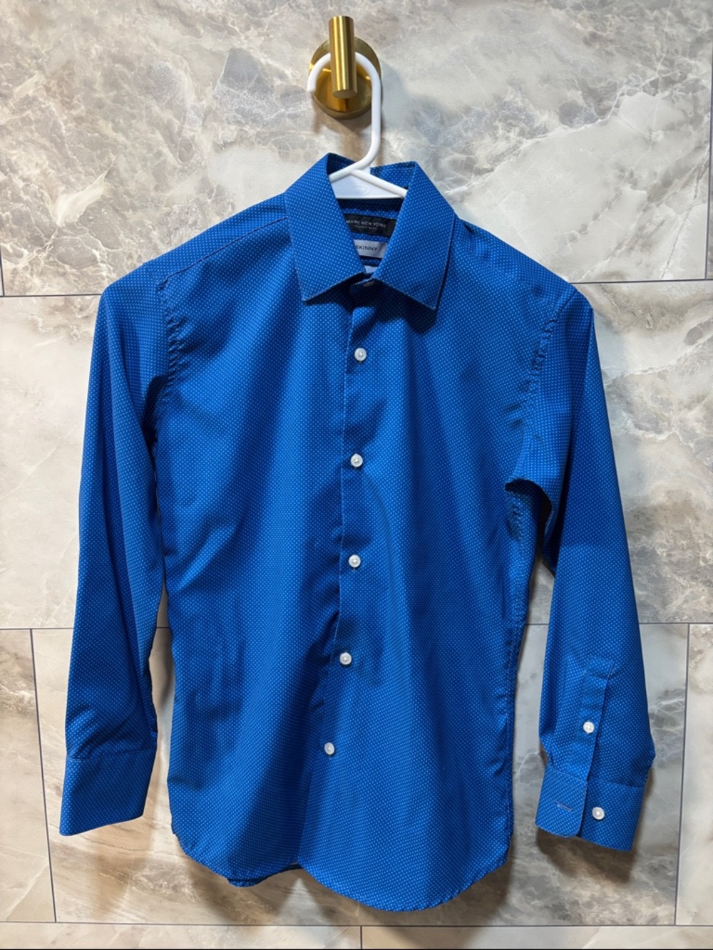 Marc New York Royal Blue Button-Down Dress Shirt